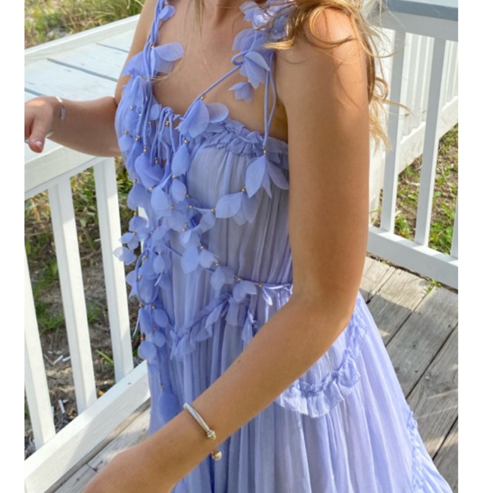 Zimmermann purple floral embellishments dress - Picture 5 of 5